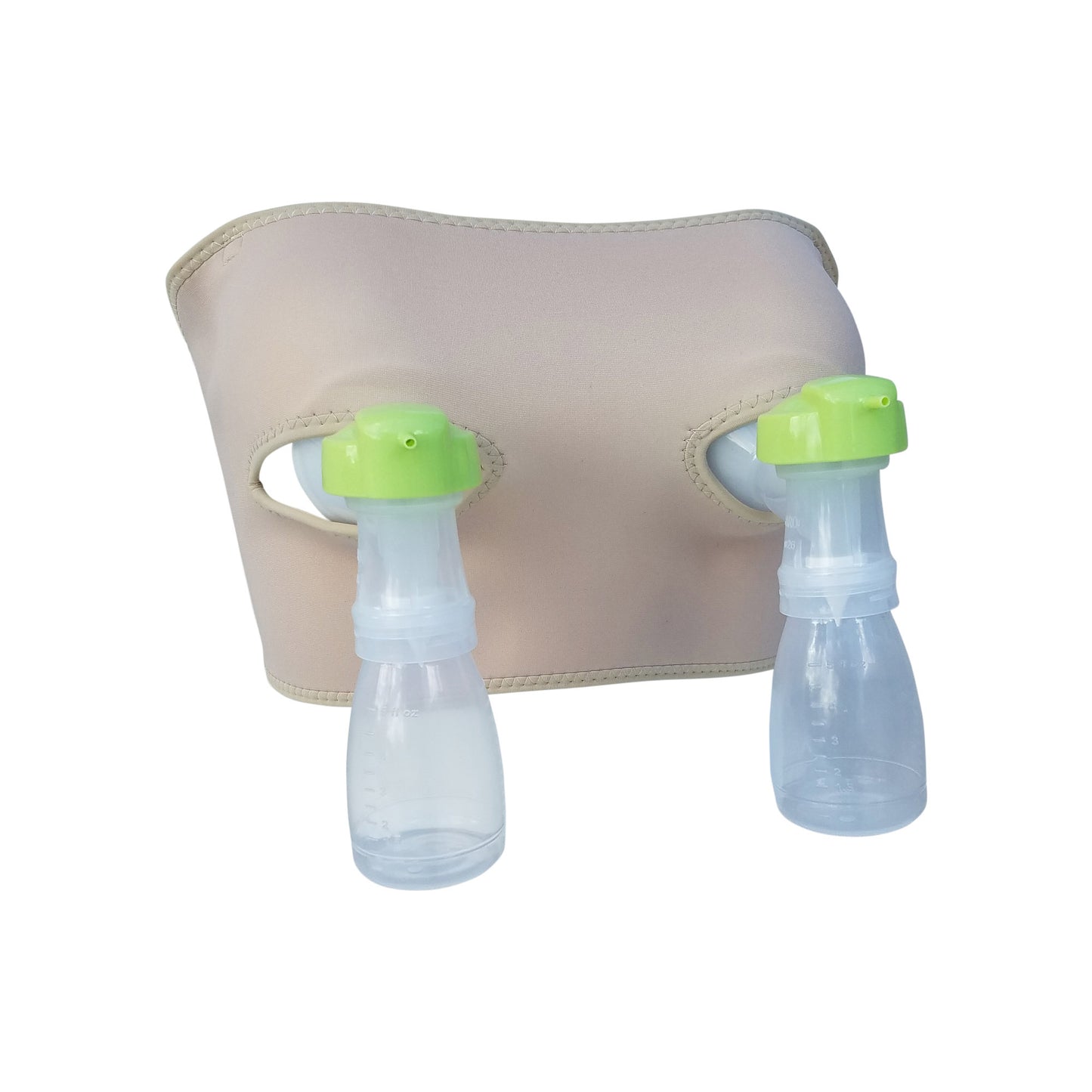 Pump Strap HandsFree Pumping & Nursing Bra – Pump More in Less Time - Fits All Moms, DD+ Beige