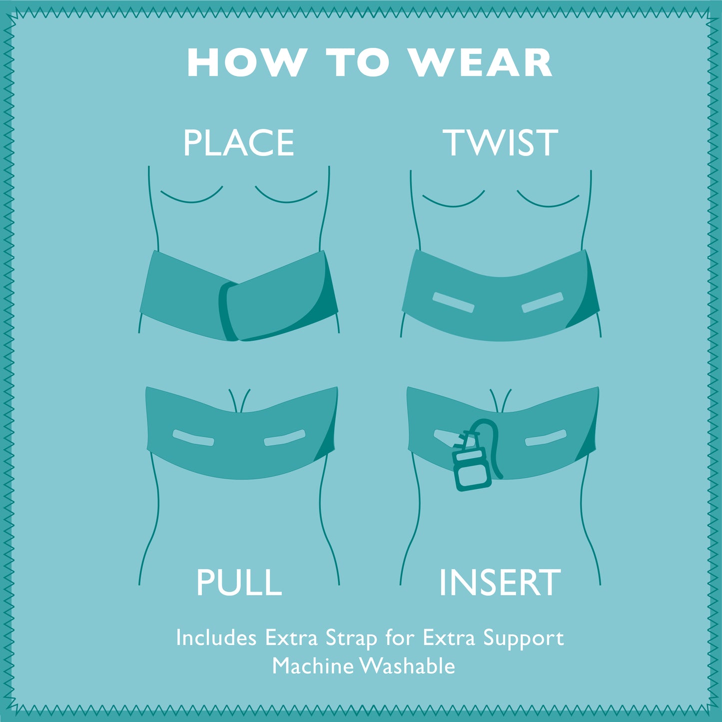 Pump Strap HandsFree Pumping & Nursing Bra – Pump More in Less Time - Fits All Moms, Turquoise
