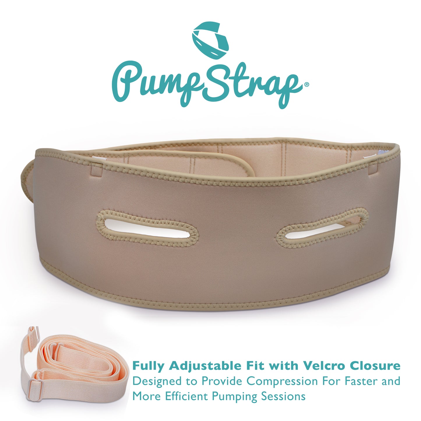 Pump Strap HandsFree Pumping & Nursing Bra – Pump More in Less Time - Fits All Moms, Turquoise
